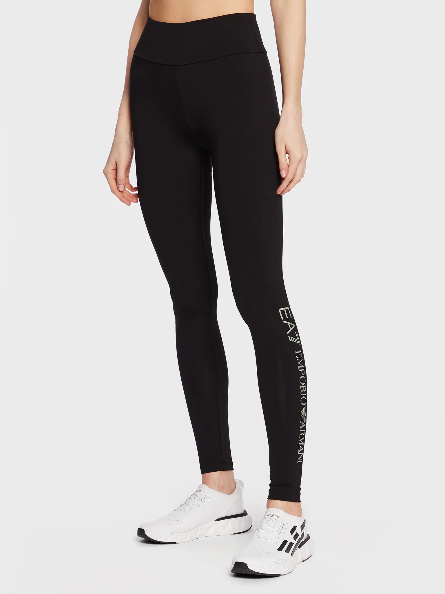 Womens Shiny Logo Tight