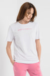 Womens Shiny Logo Short Sleeve T-Shirt