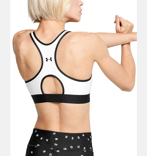 WOMEN`S ARMOURÂ® MID KEYHOLE GRAPHIC SPORTS BRA - Gosportcom
