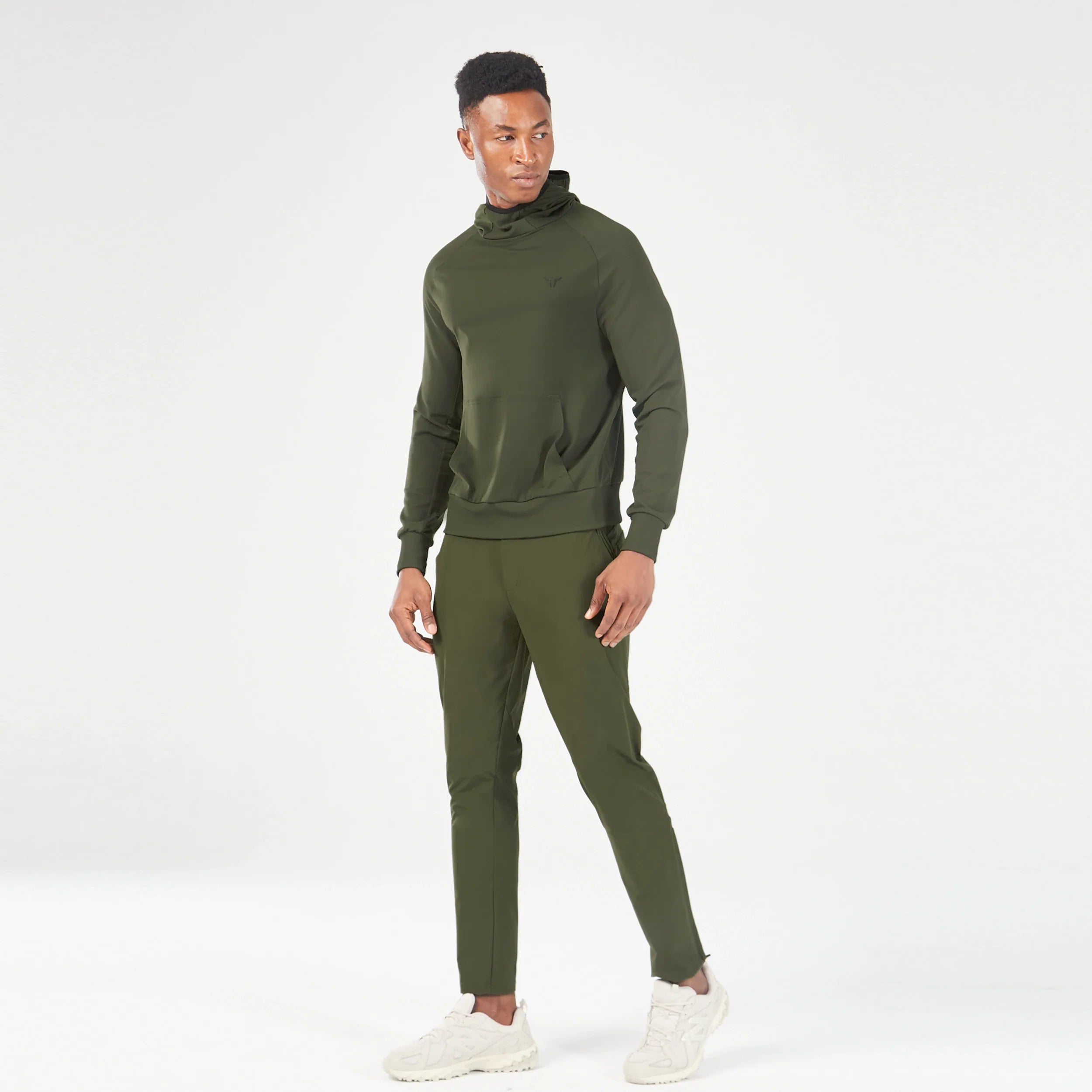 Mens Statement Ribbed Hoodie