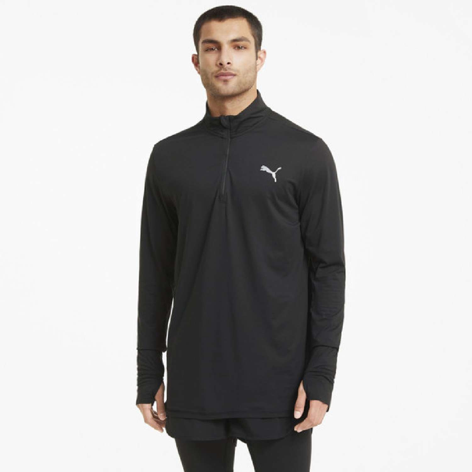 Mens Run Favorite 1/4 Zip Long Sleeve Top