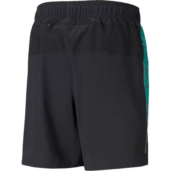 Mens Run Woven Graphic 7 Inch Short