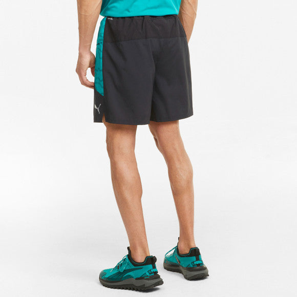 Mens Run Woven Graphic 7 Inch Short
