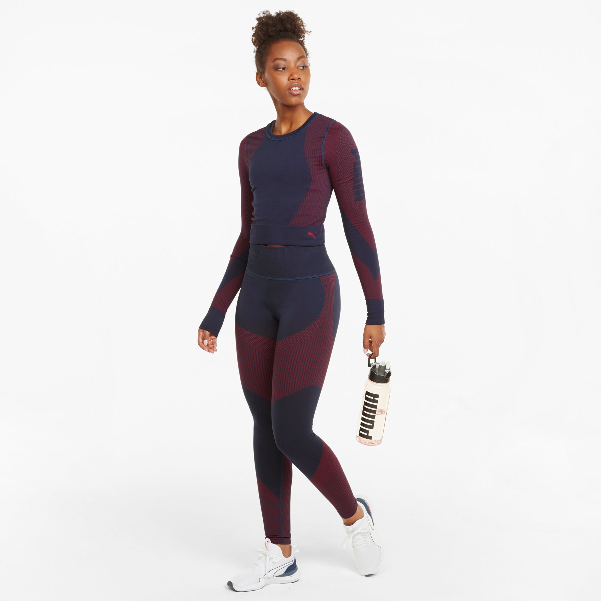 Womens Seamless Fitted Long Sleeve Top