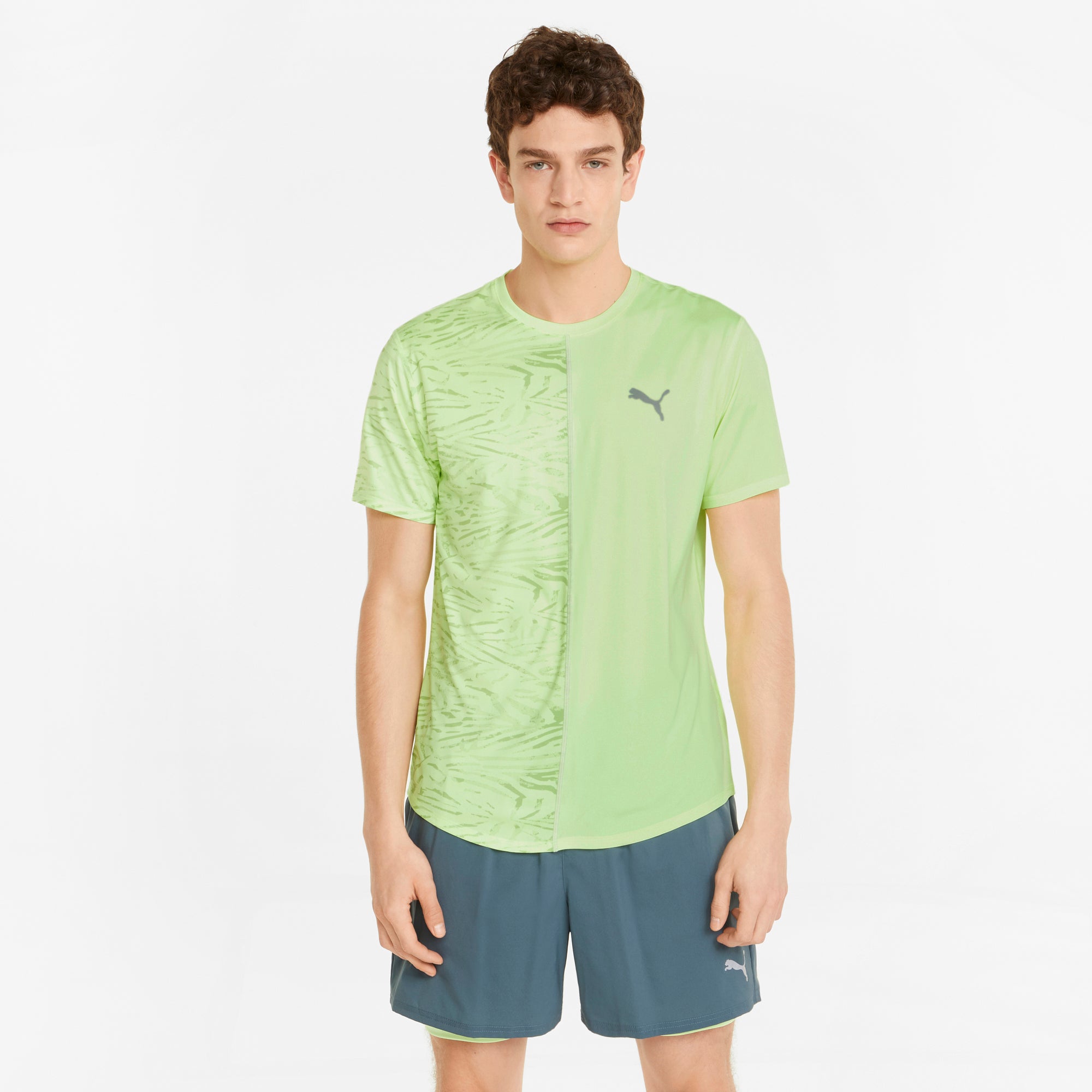Mens Run Graphic Short Sleeve T-Shirt