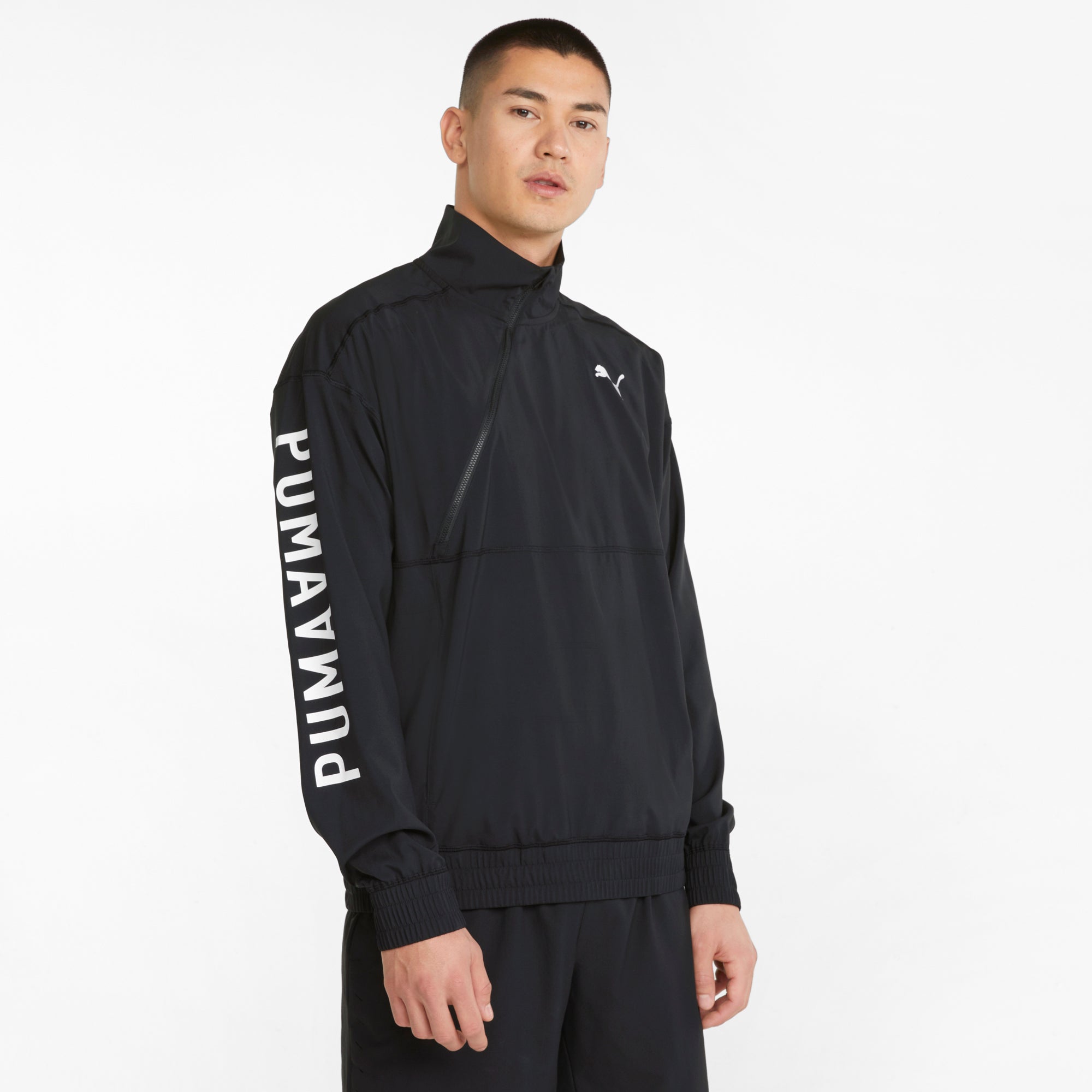 Mens Train Logo 1/2 Zip LongSleeve Top
