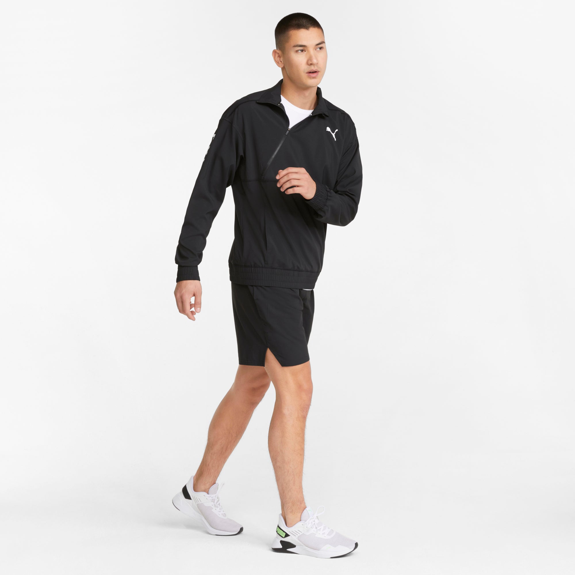 Mens Train Logo 1/2 Zip LongSleeve Top