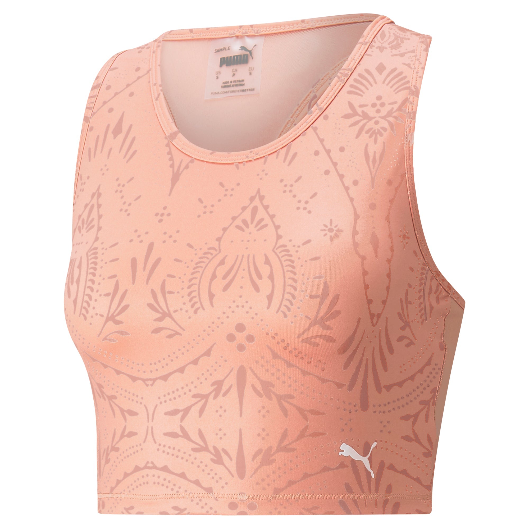 Womens Yoga All Over Print Crop Tank