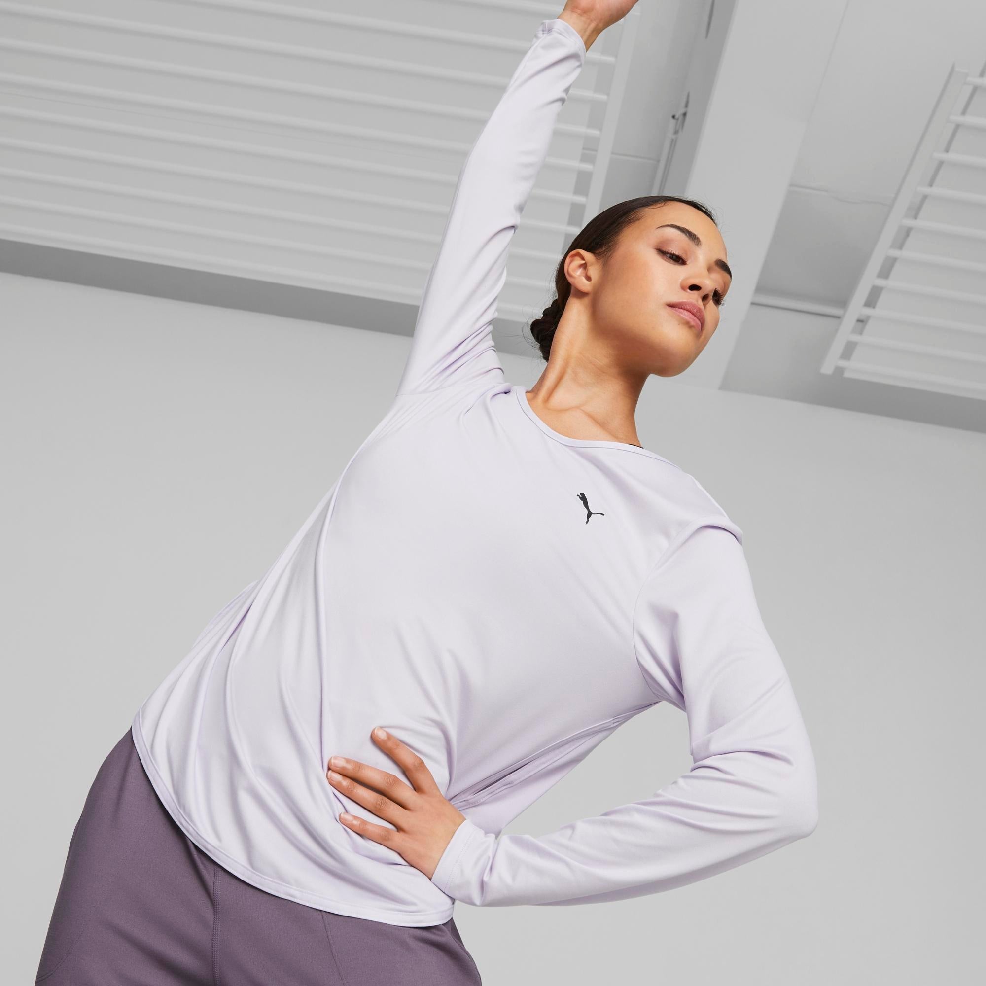 Womens Yoga Long Sleeve T-Shirt