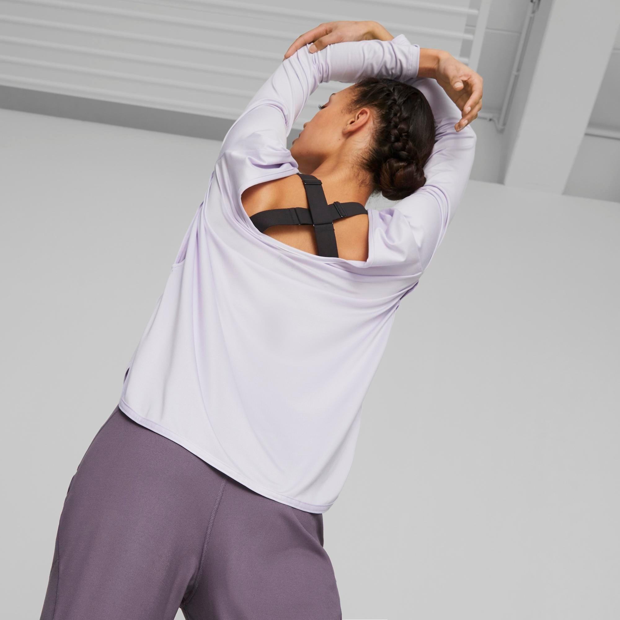 Womens Yoga Long Sleeve T-Shirt