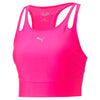 Womens Running Fitted Crop Tank
