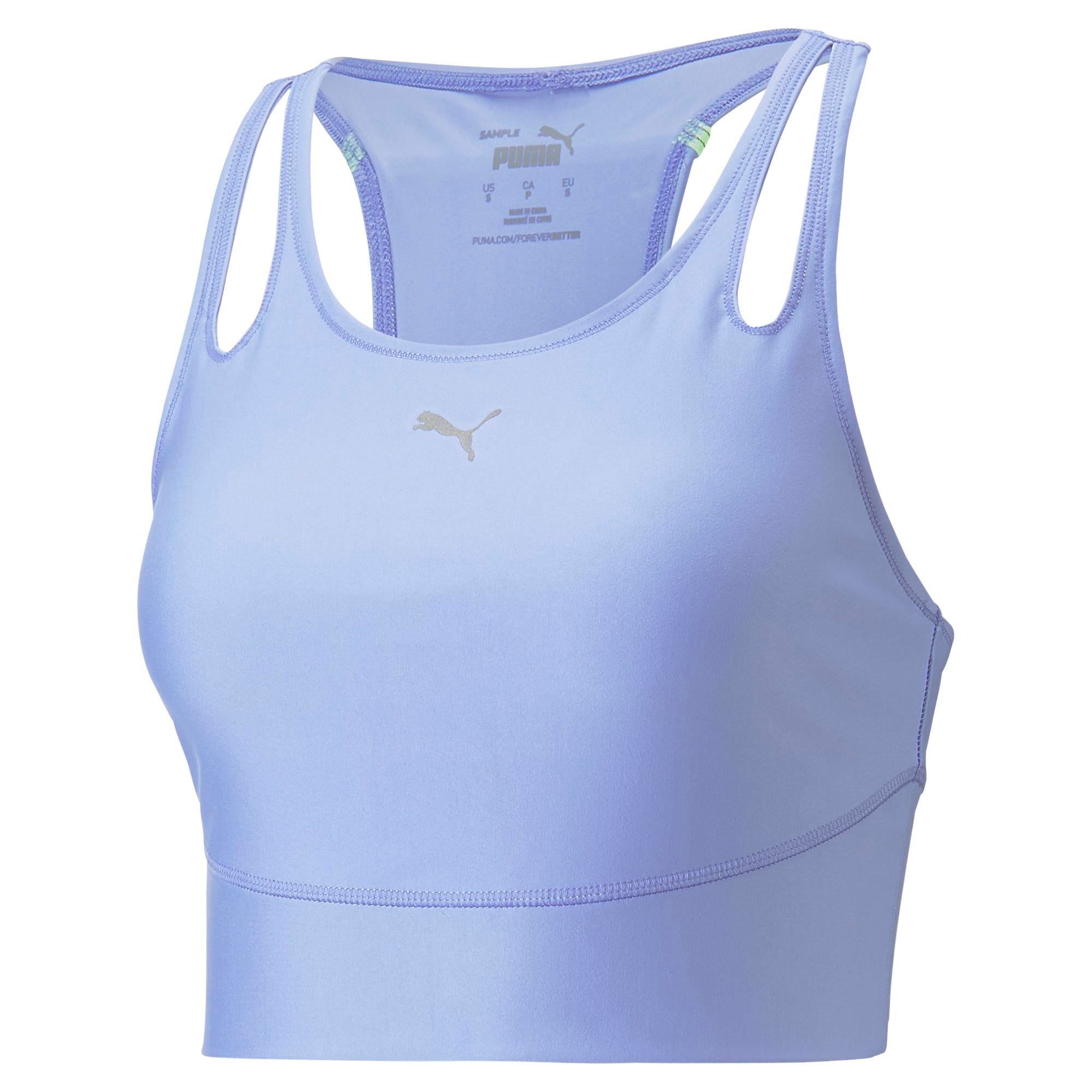 Womens Running Fitted Crop Tank