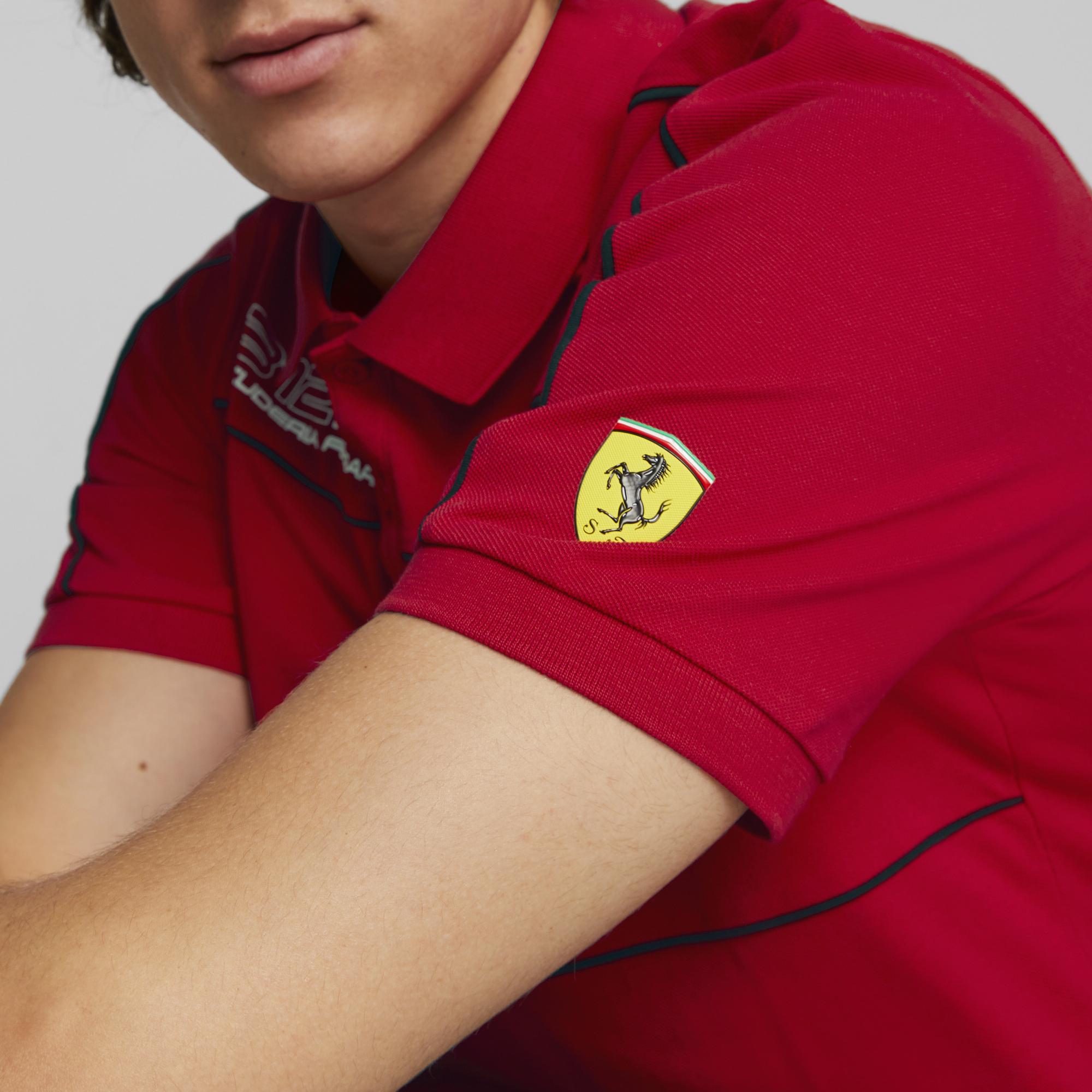 Mens Ferrari Race Polo Shirt