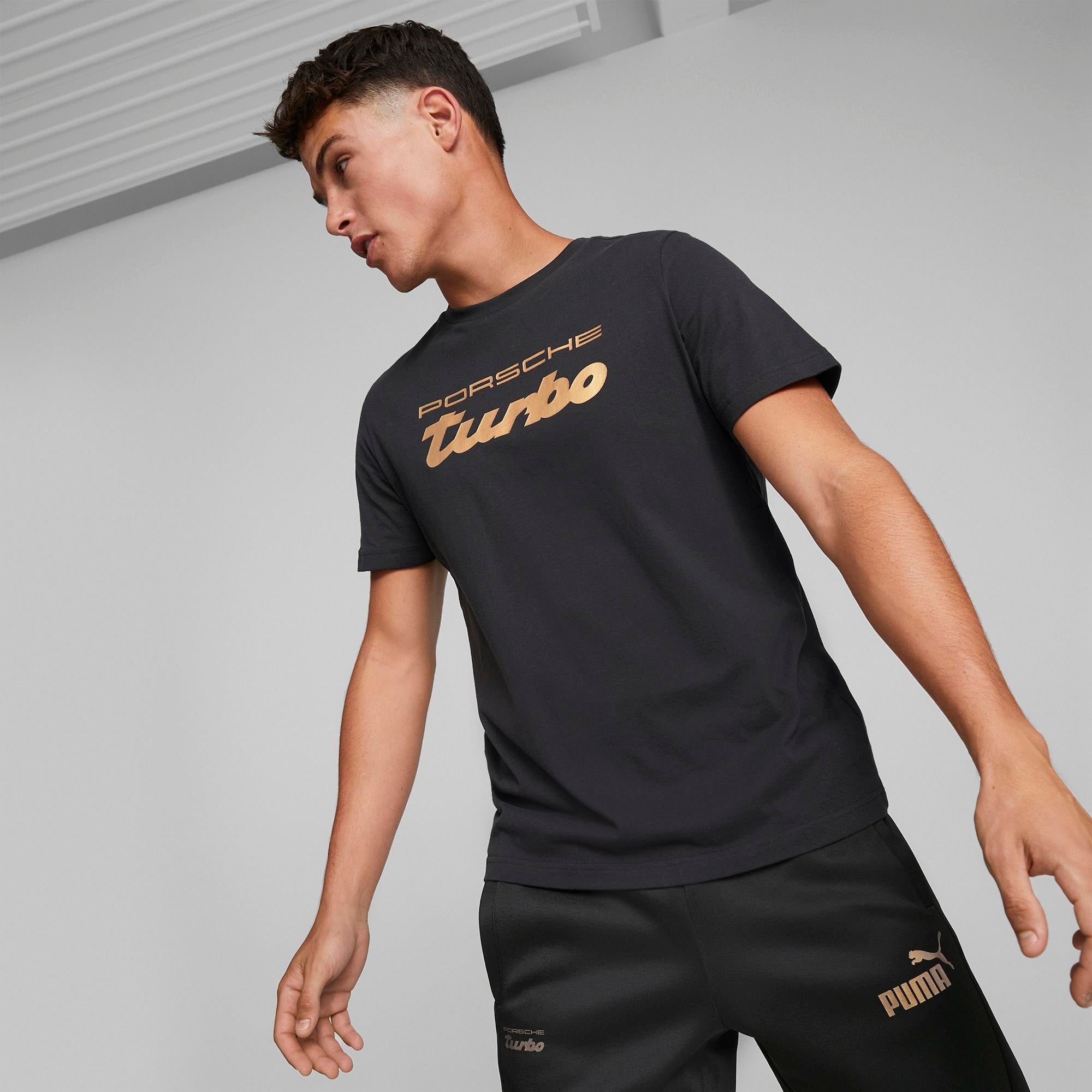 Mens PL Metal Energy Logo Short Sleeve T-Shirt