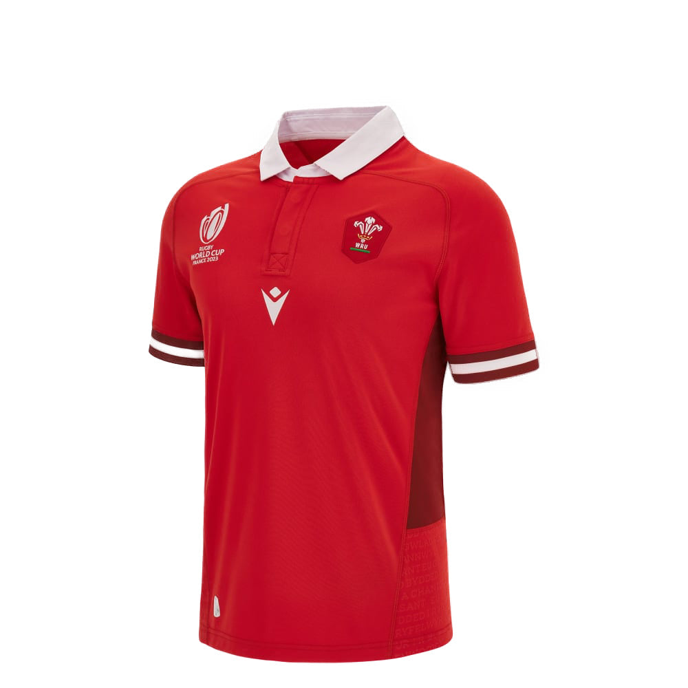 Junior Wales Rugby World Cup 2023 Home Replica Jersey