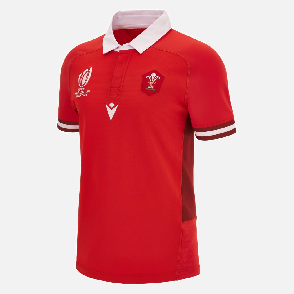 Mens Wales Rugby World Cup 2023 Home Authentic Jersey