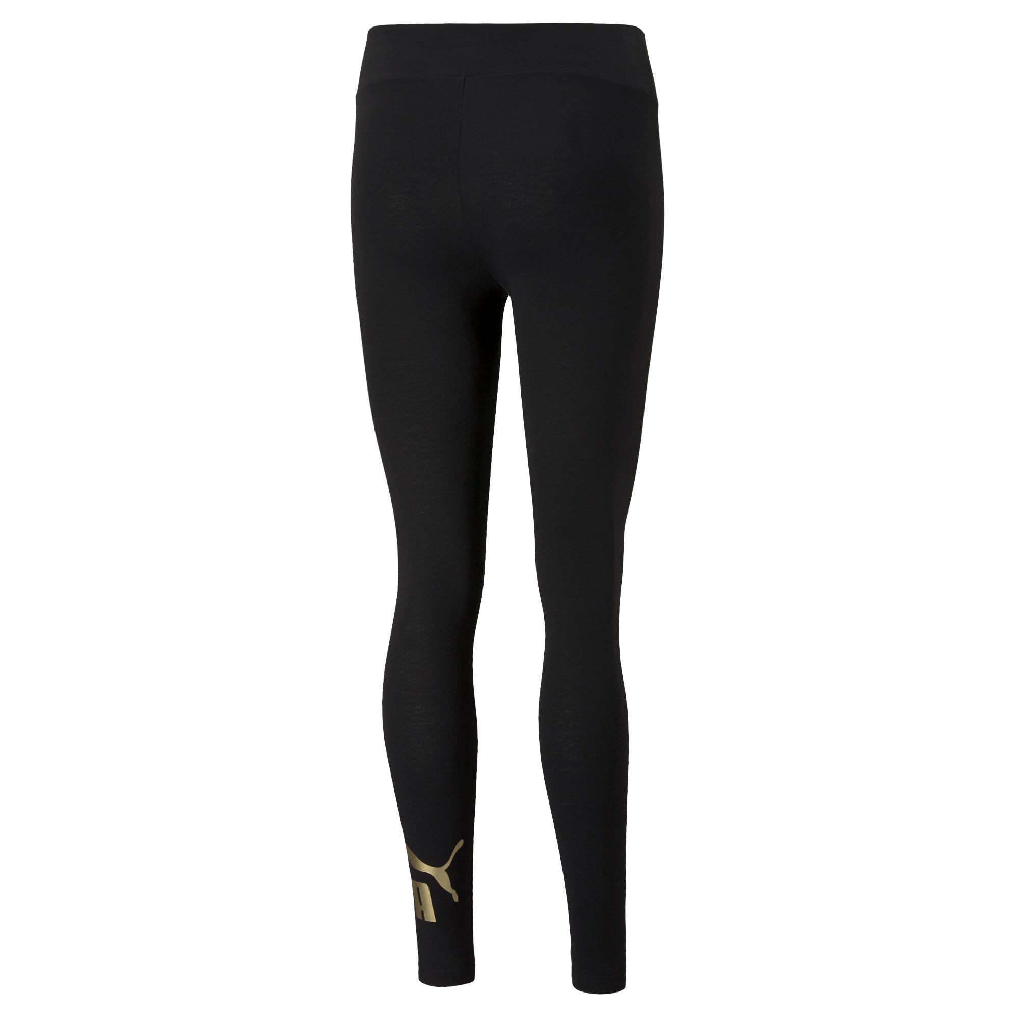 Womens Metallic Logo Medium Rise Tight