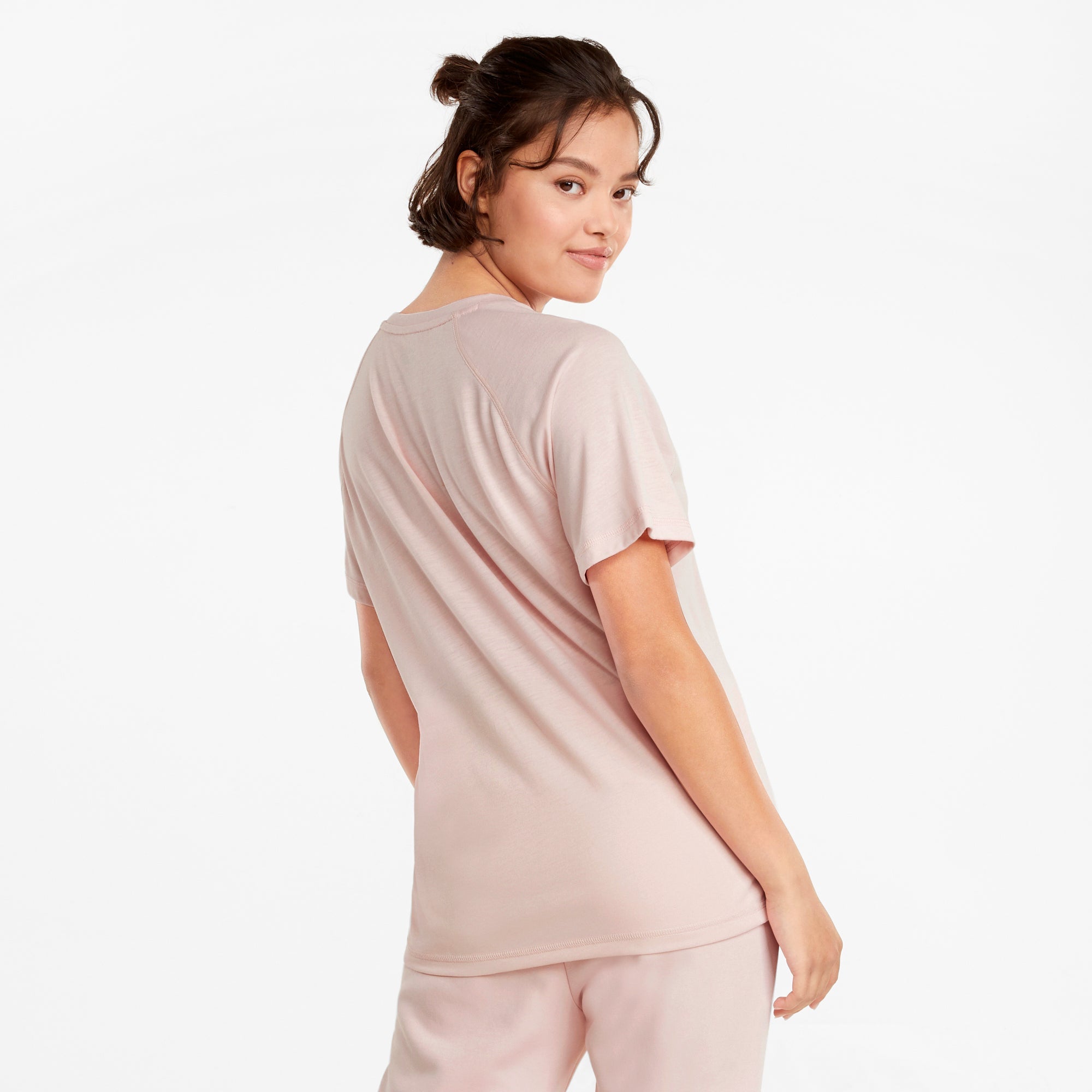 Womens Big Metallic Logo Short Sleeve T-Shirt