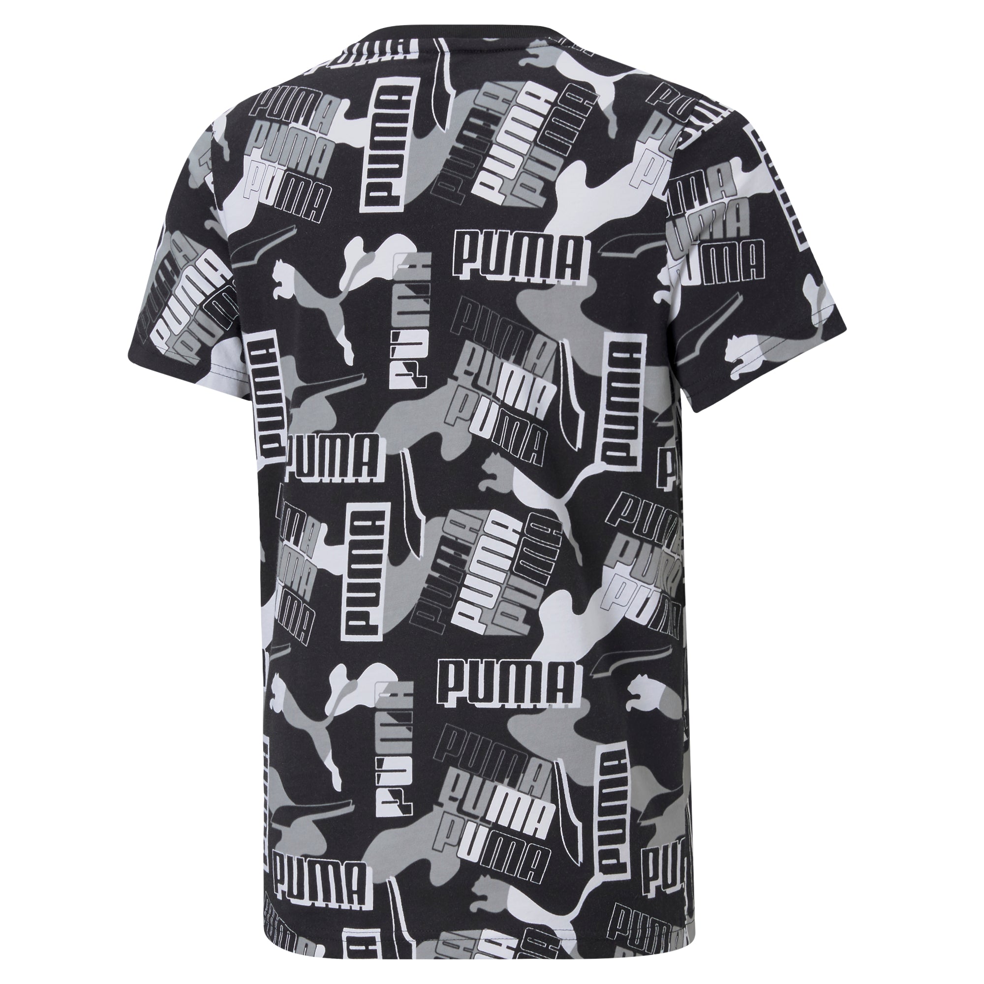 Boys All Over Print Logo Short Sleeve T-Shirt