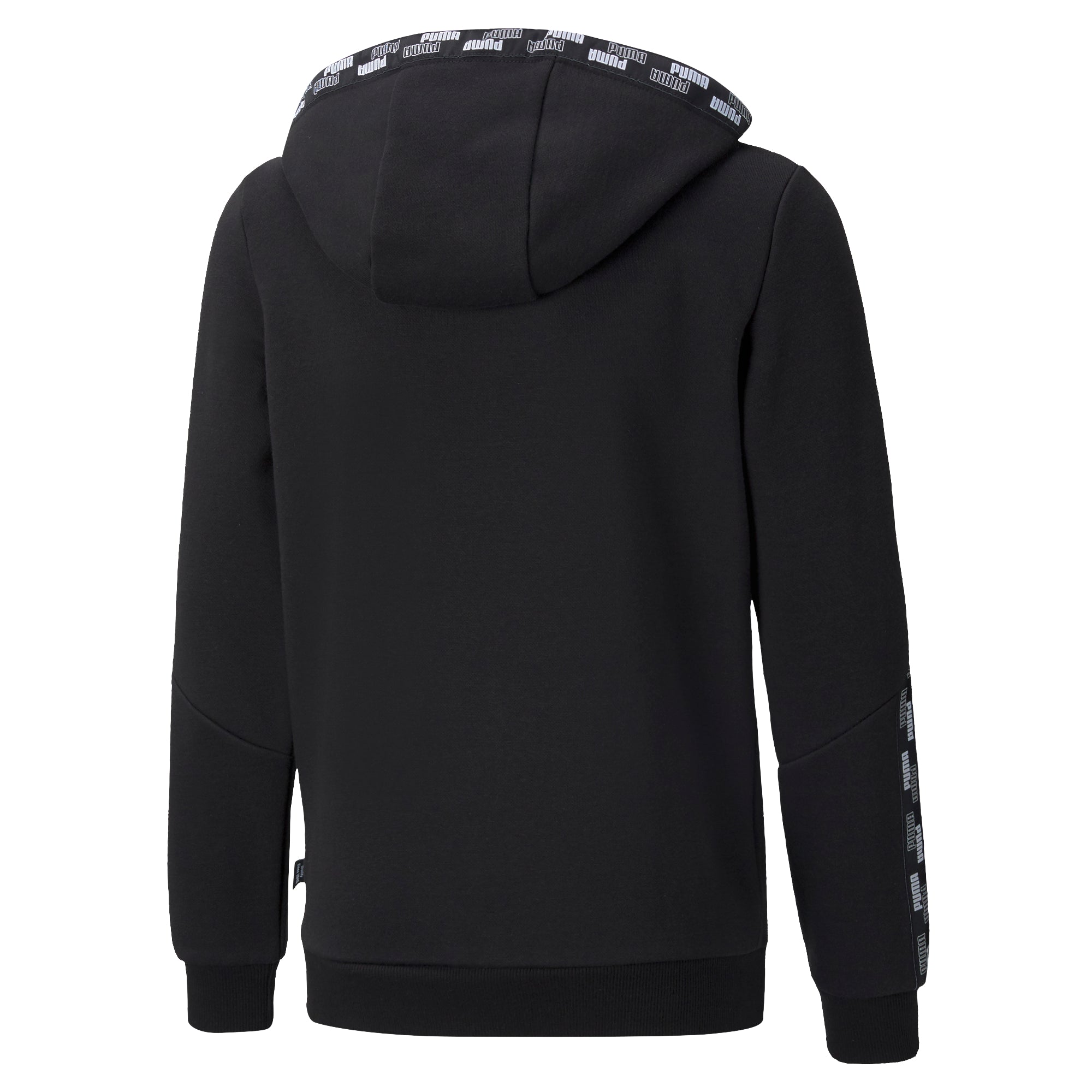 Boys Tape Logo Feece Full Zip Hoodie