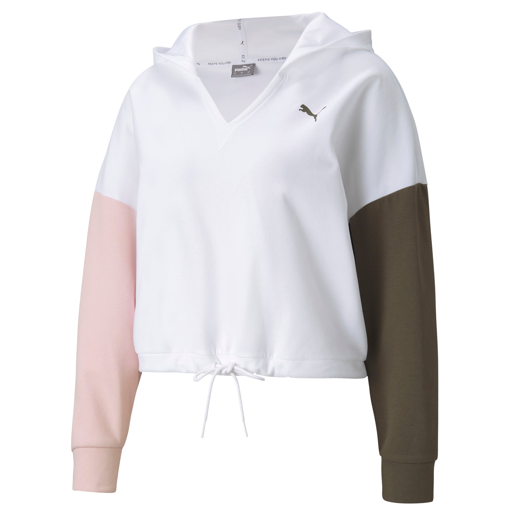 Womens Colorblock Pullover Hoodie