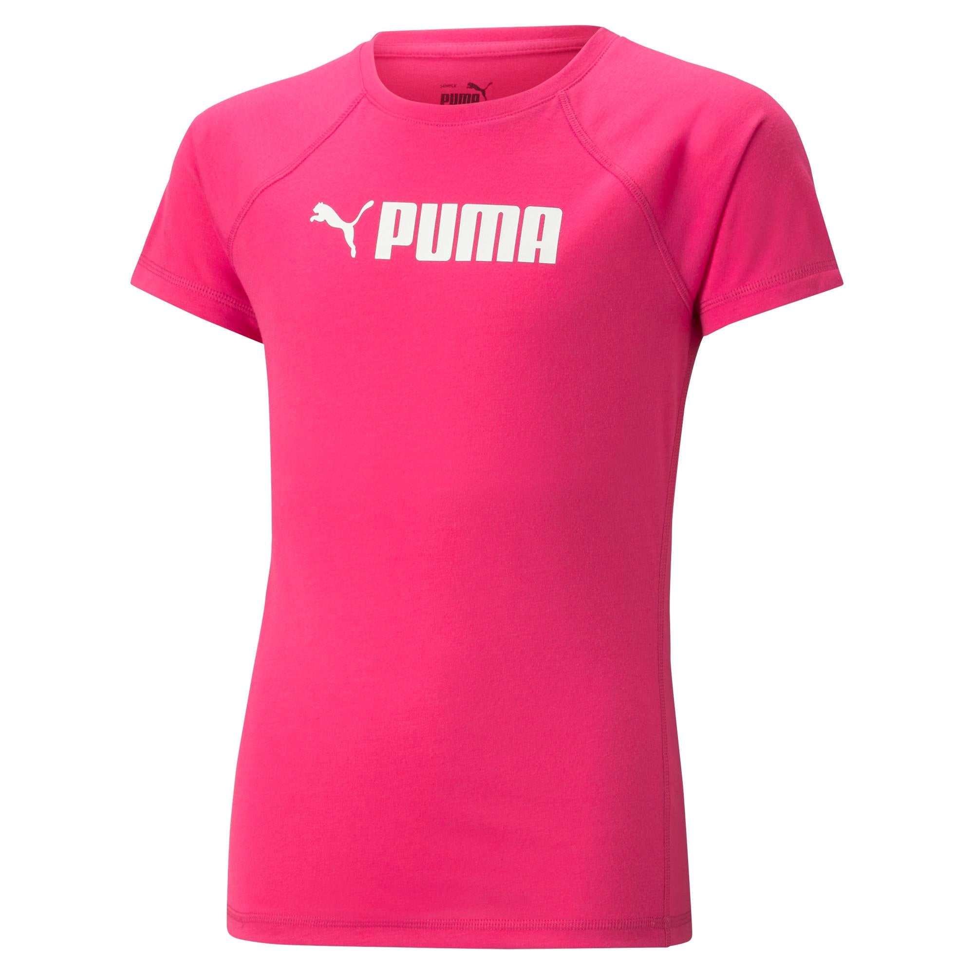 Girls Performance Logo Short Sleeve T-Shirt