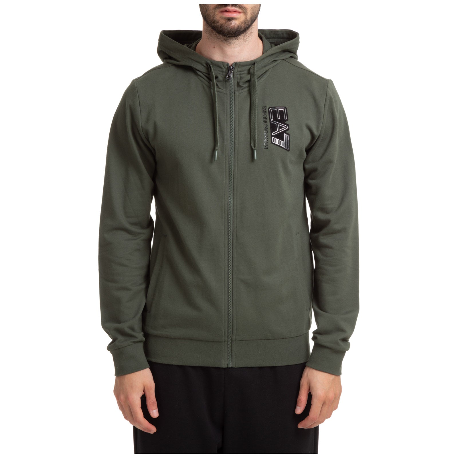 Mens Train Logo Series Full Zip Hooded Jacket