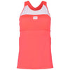 Womens Tennis Colorblock Fitted Tank