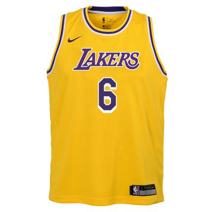 Junior LeBron James Los Angeles Lakers Swingman Icon Edition Jersey