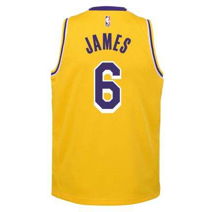Junior LeBron James Los Angeles Lakers Swingman Icon Edition Jersey