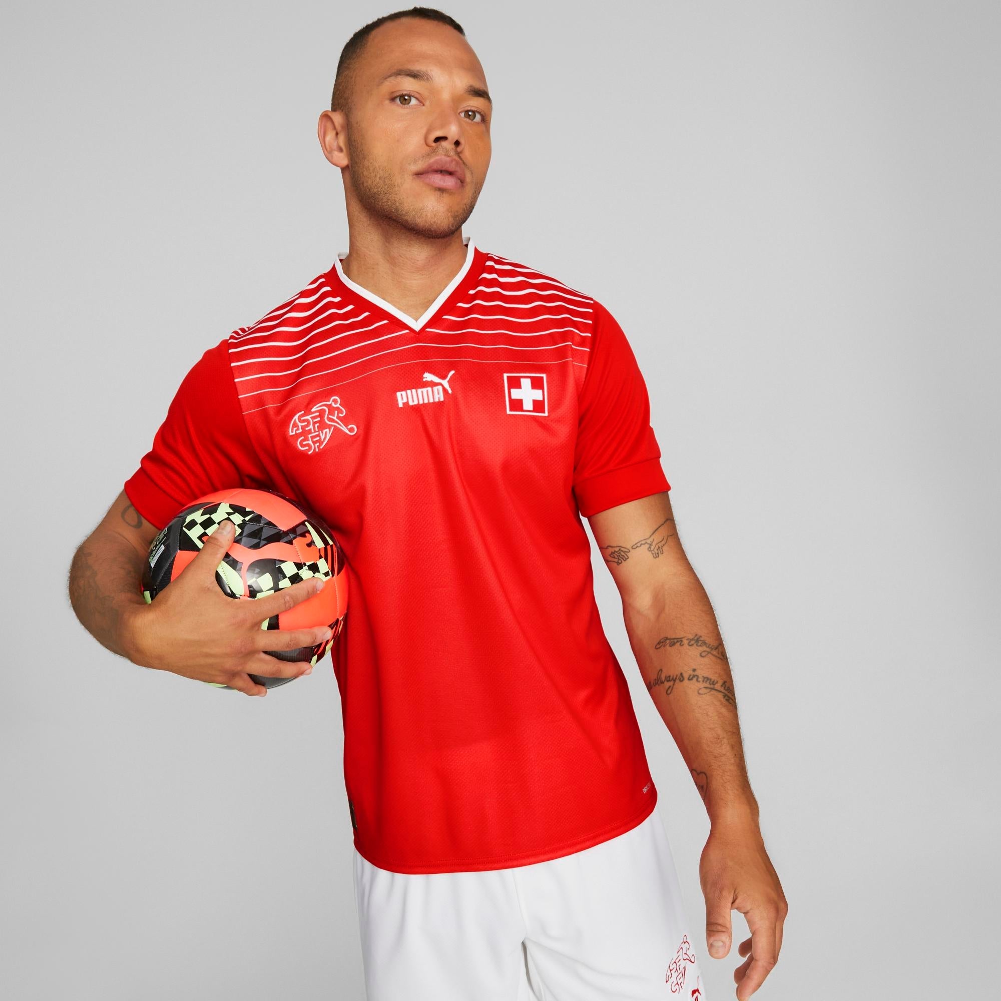 Mens Switzerland World Cup 2022 Home Replica Jersey