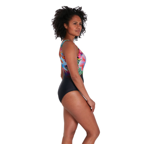 Womens U-Back One Piece Swimsuit