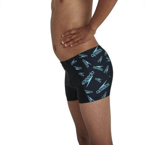 Boys Boom Logo Printed Panel Aquashorts