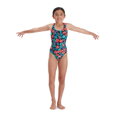 Girls Leaderback One Piece Swimsuit