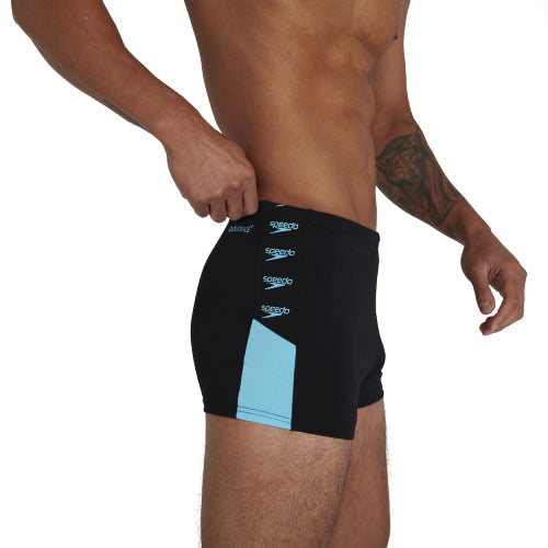 Mens Boom Logo Splice Aquashorts