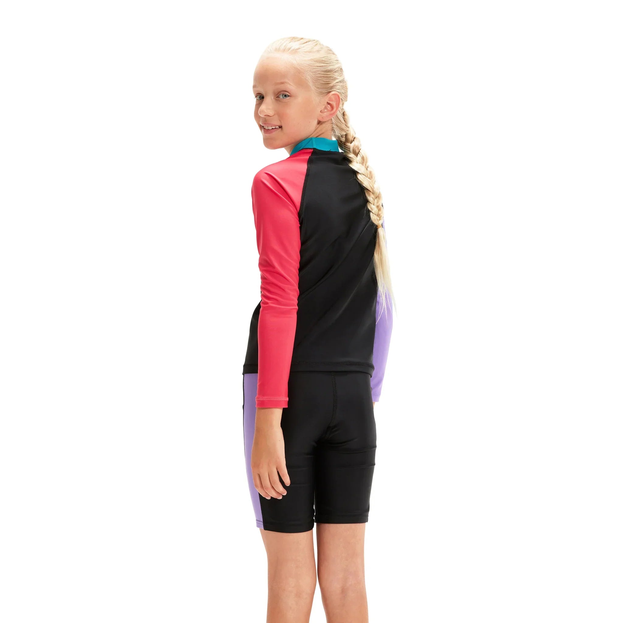 Colourblock Rash Top & Jammer Set