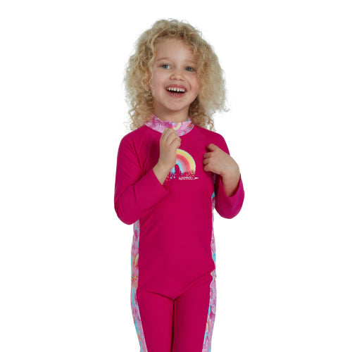 Girls Tots Long Sleeve Swimsuit