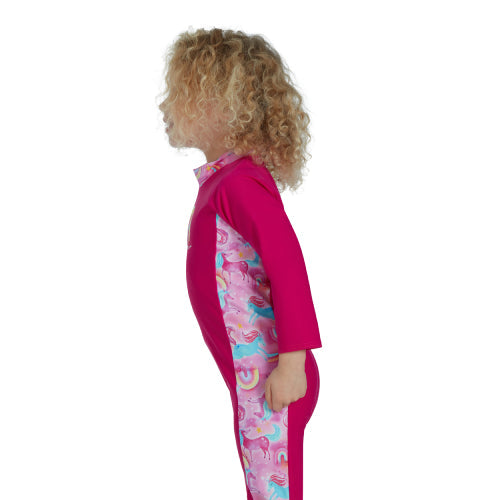 Girls Tots Long Sleeve Swimsuit