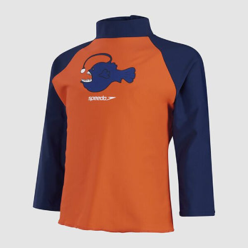Boys Long Sleeve Printed Rashguard