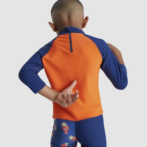 Boys Long Sleeve Printed Rashguard