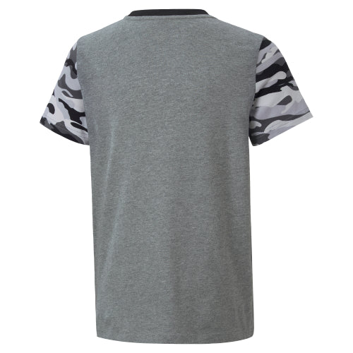 Boys Essential Logo Camo Short Sleeve T-Shirt