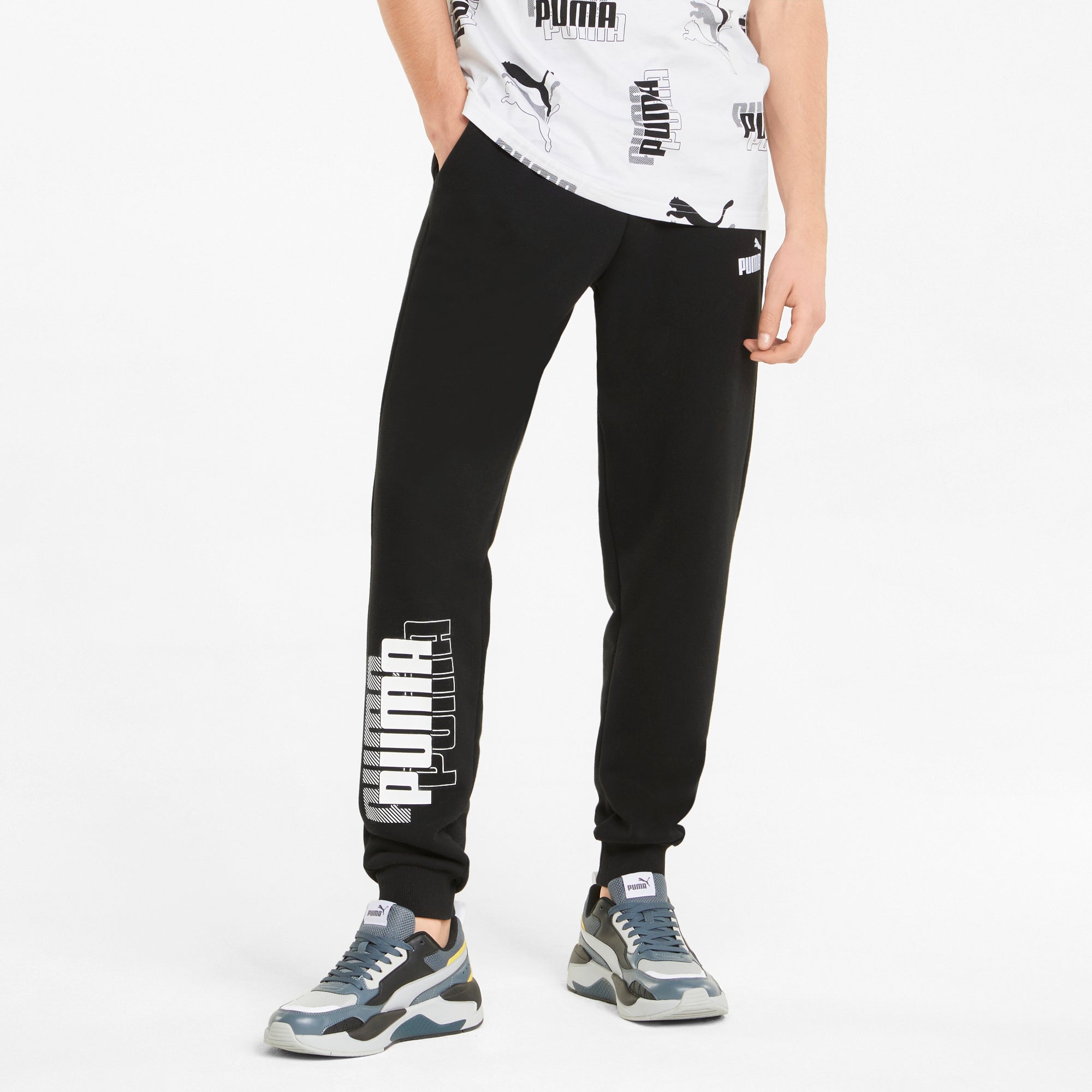 Mens Power Logo Terry Sweatpant