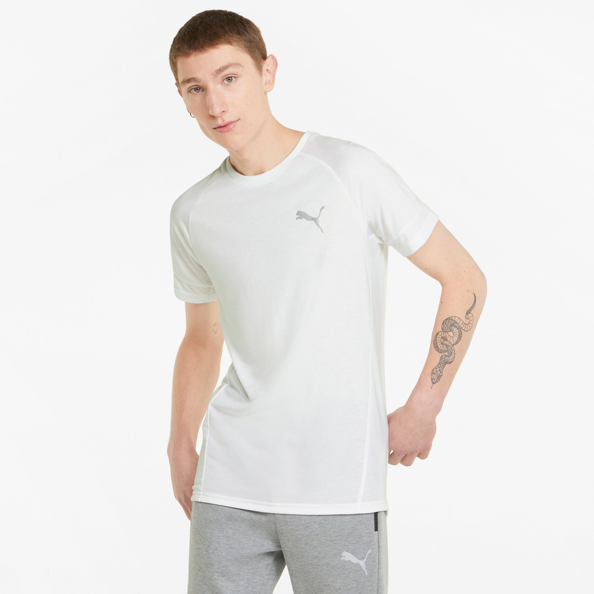 Mens Evostripe Short Sleeve T-Shirt