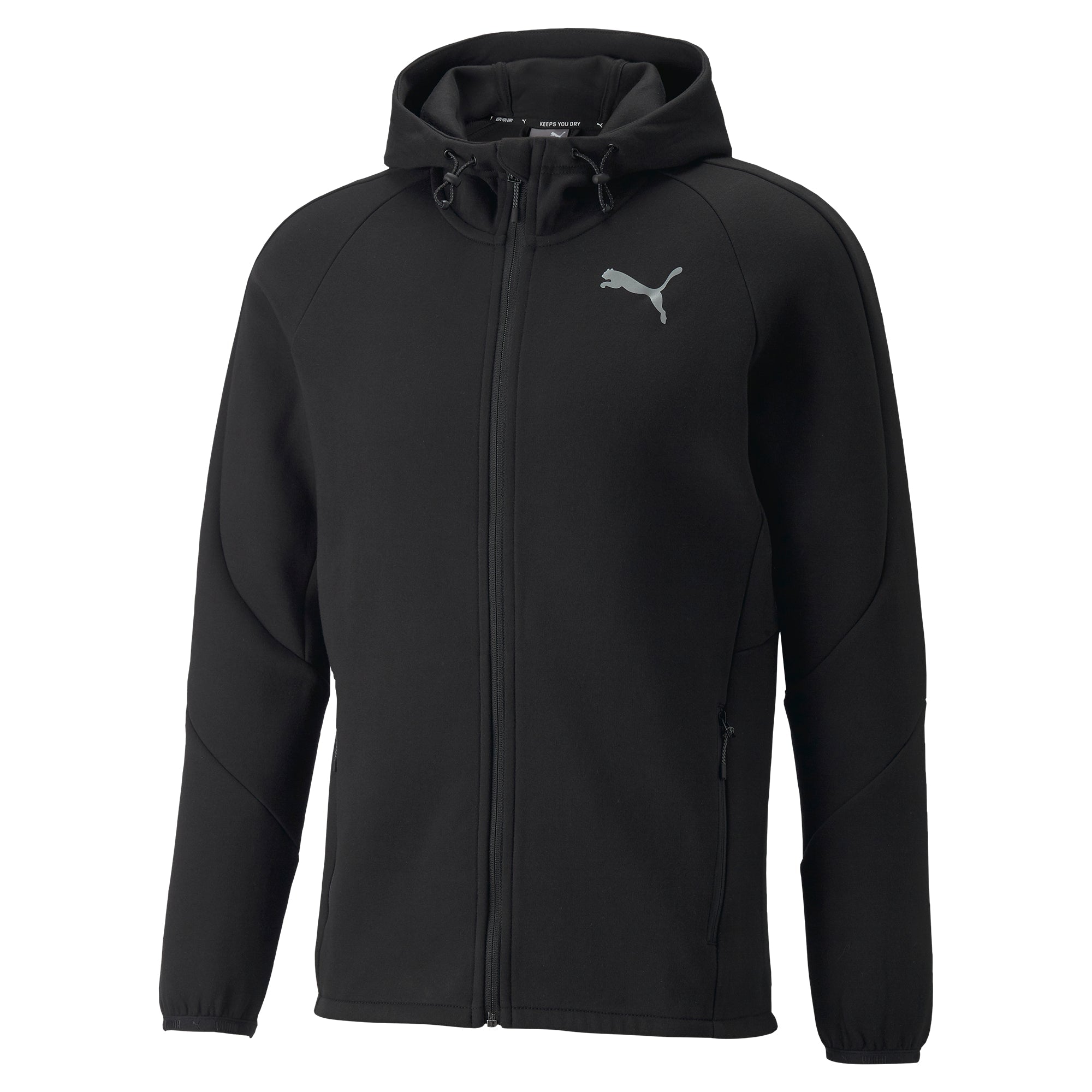 Mens Evostripe Hooded Full Zip Jacket