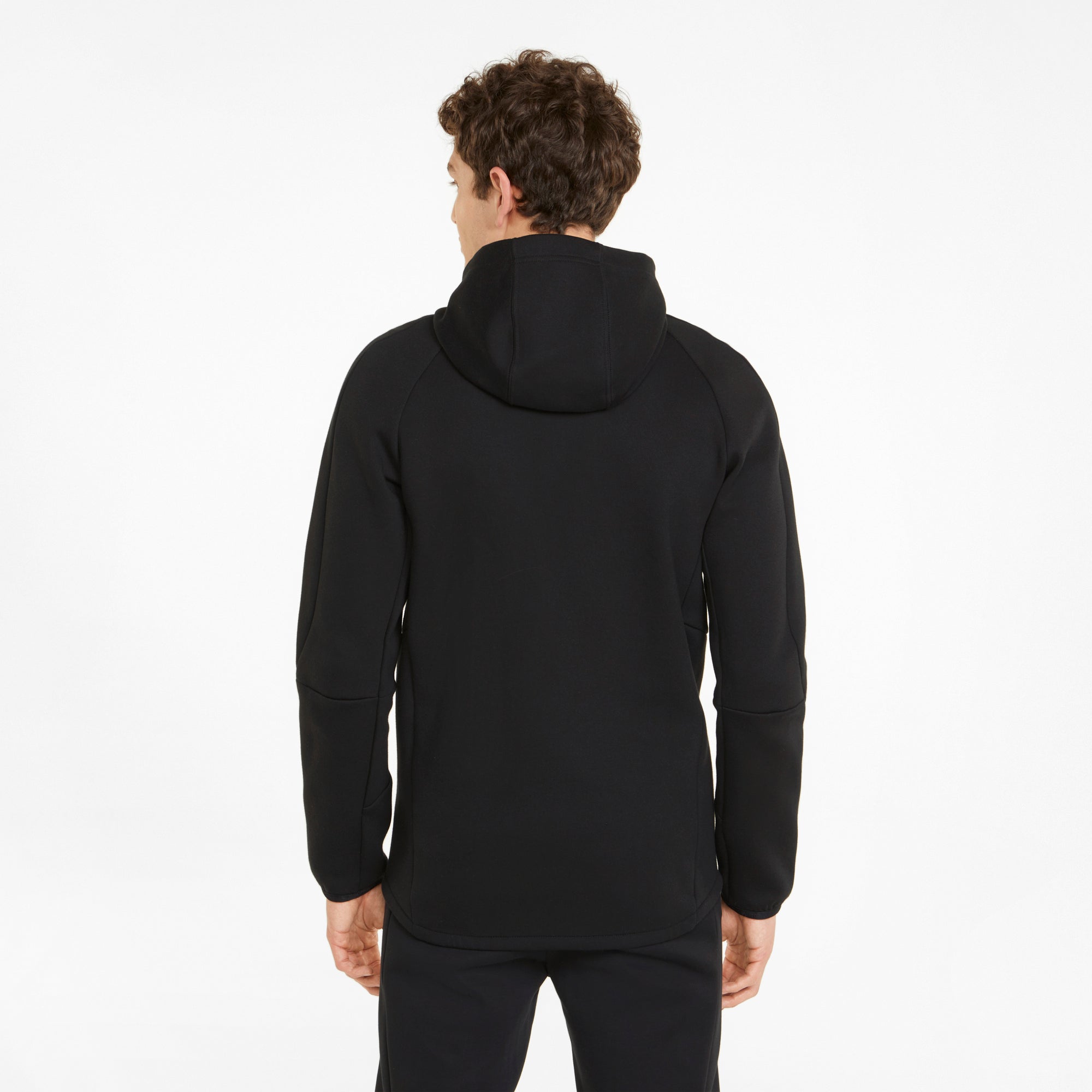 Mens Evostripe Hooded Full Zip Jacket