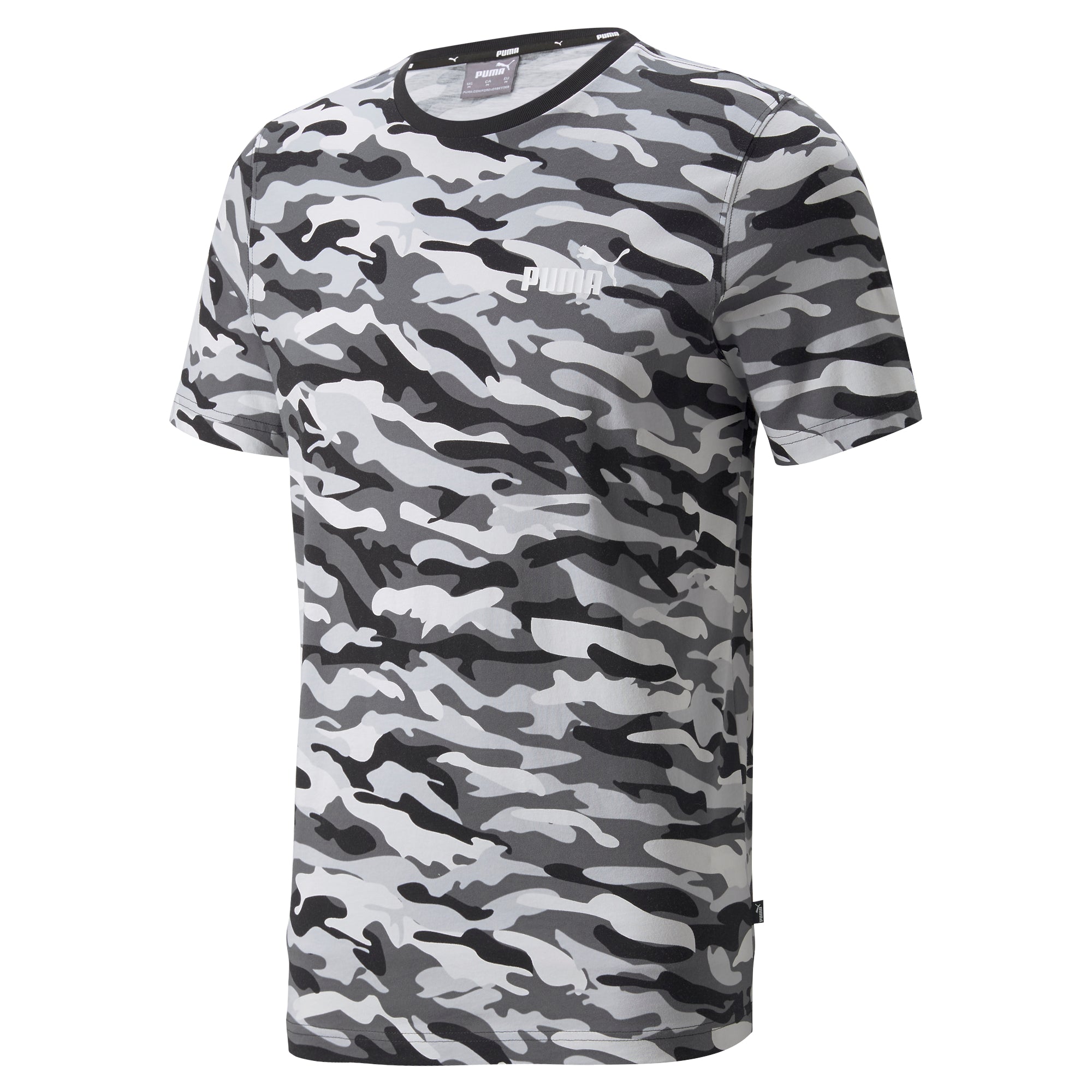 Mens Essential Camo Printed Short Sleeve T-Shirt