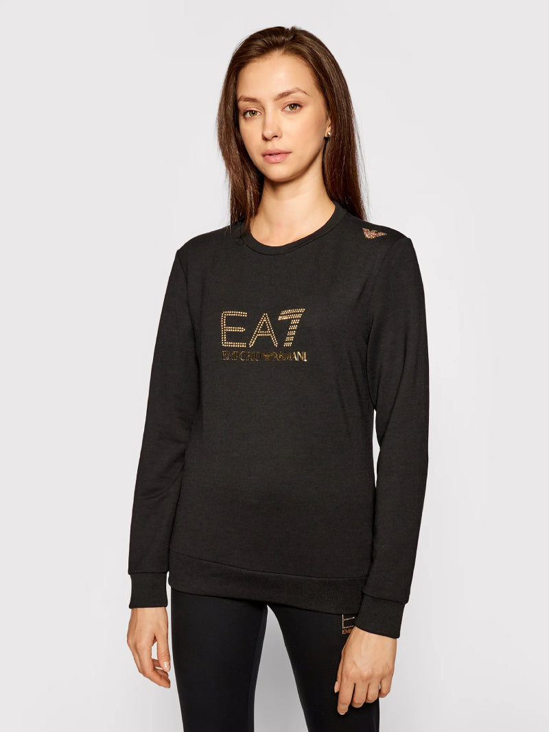 Womens Metallic Logo Sweatshirt