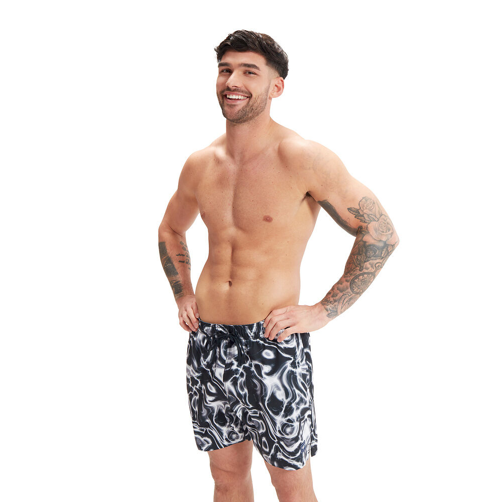 Mens Printed 17 Inch Water Shorts