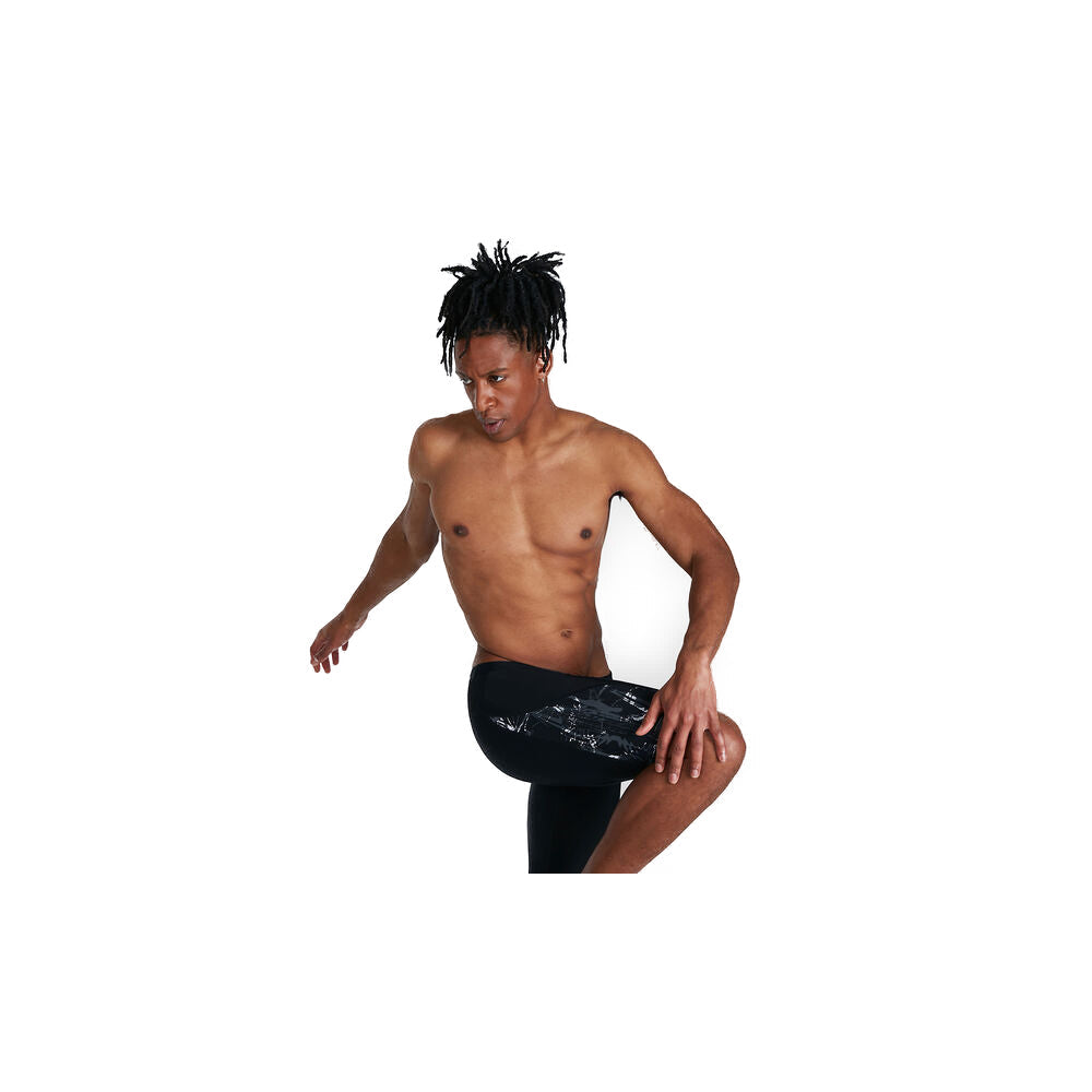 Mens Printed V-Cut Jammers
