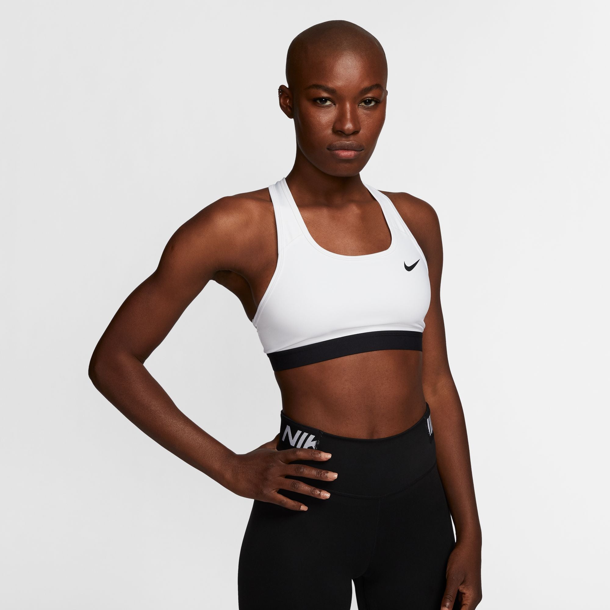 Womens Dri-Fit Plain Medium Impact Sports Bra